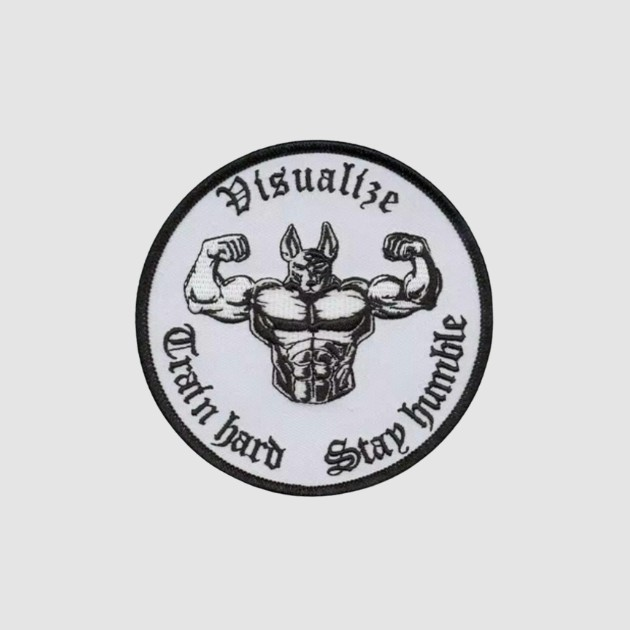 Big Dawg Xolo embroidered logo patch – durable black-and-white design.